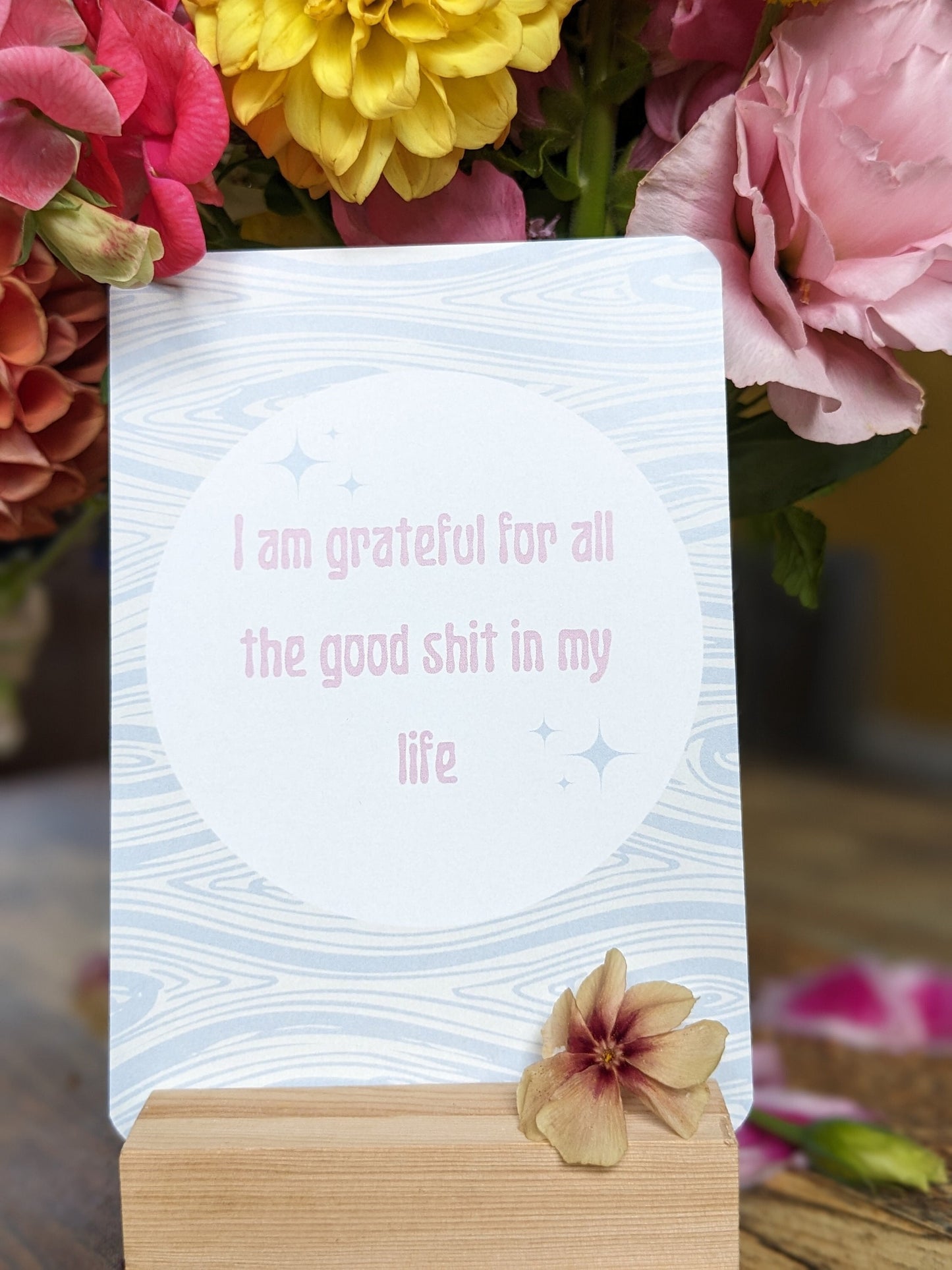 Swear Affirmation Cards With Add On Stand